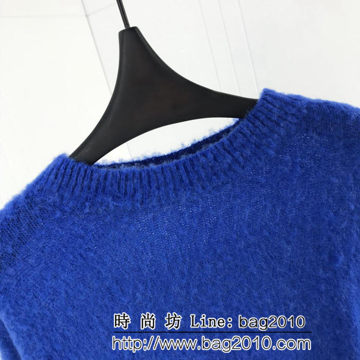 OWBLACK BRUSHED KNITWEAR Knitwear 針織拉絨馬海毛 毛衣定制面料 OS寬鬆版型 情侶款 ydi2442